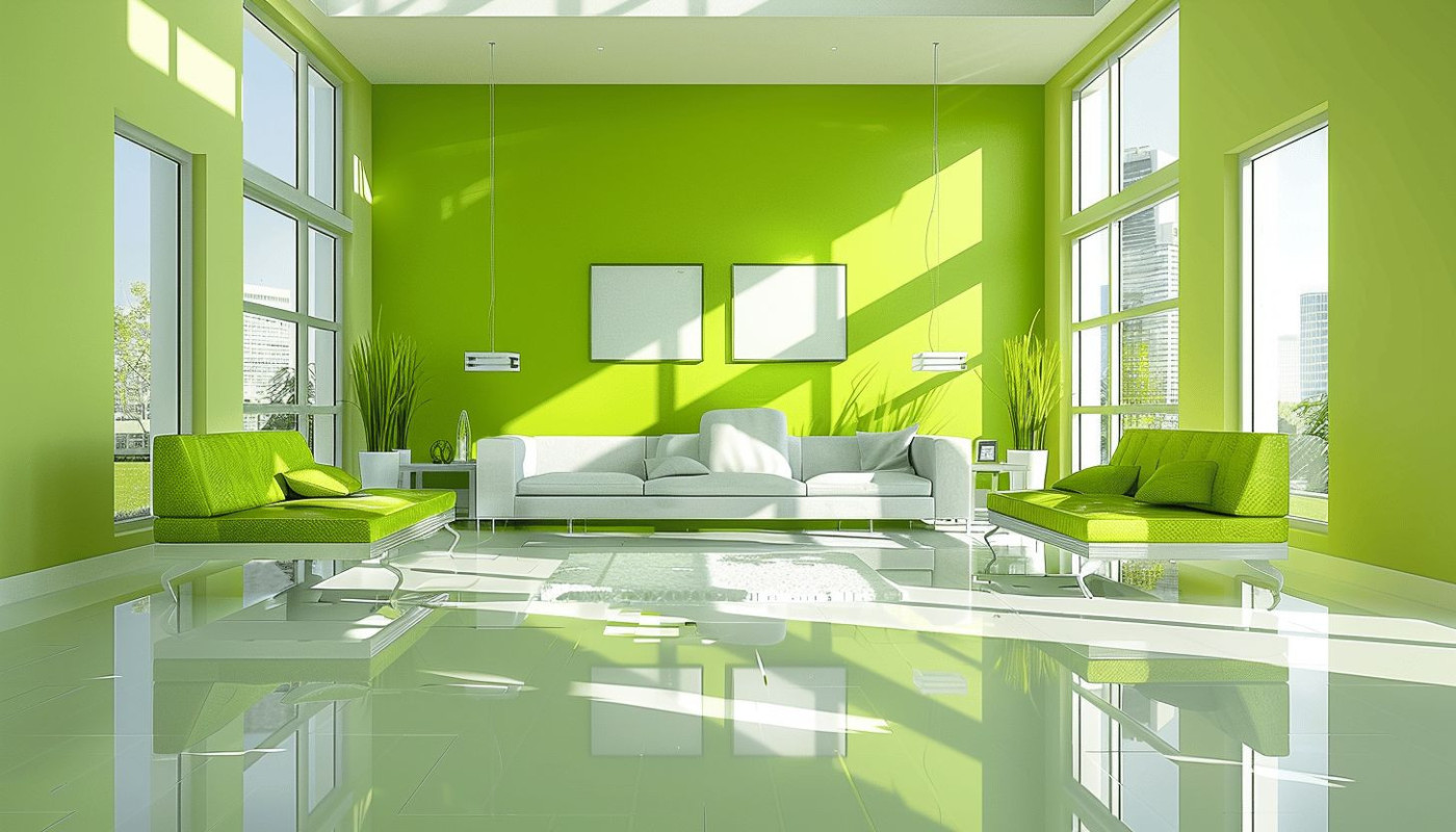 Les multiples facettes de la couleur vert citron dans la décoration intérieure