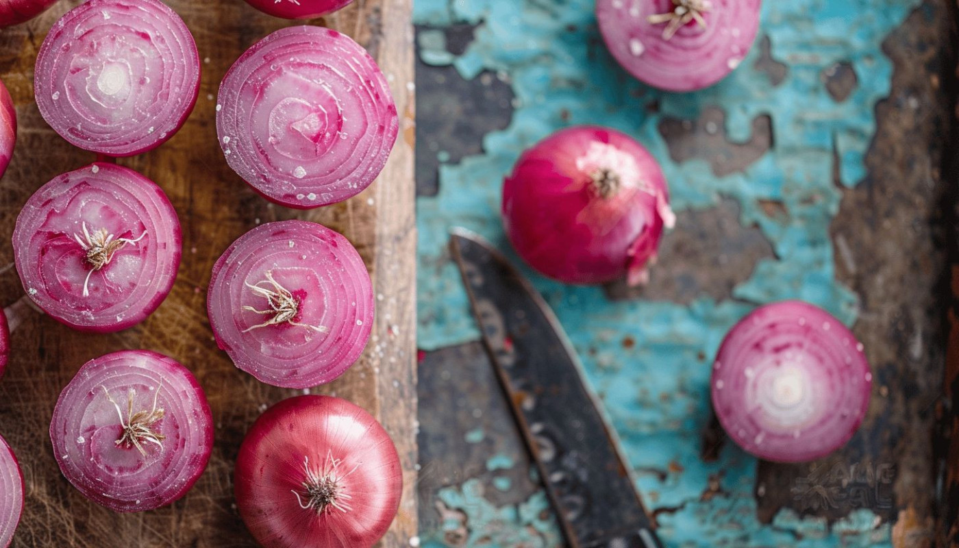 Les particularités de l'oignon rose et de l'oignon rosé à la loupe